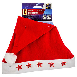 Chapeau de Noël à LED 39 cm Rouge