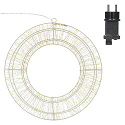 ECD Germany Couronne LED de Noël - 38 cm
