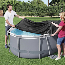 BESTWAY Bâche Hivernage Ovale 305x184 cm - Noir