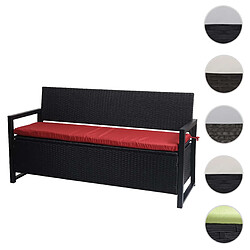 Mendler Banc de jardin coffre - Anthracite