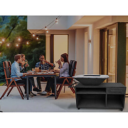 Avis Purline barbecue brasero armoire - Noir