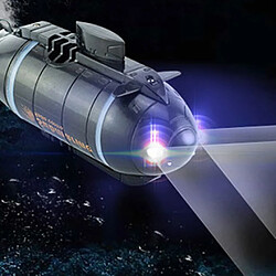 Mini sous-marin RC 6 canaux Gris