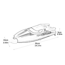 Bateau RC haute vitesse version améliorée pas cher