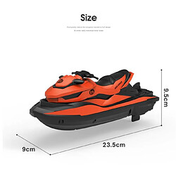 Mini RC Bateau - Orange pas cher