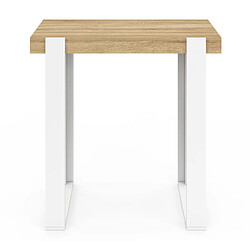 Idmarket Table de Bar Phoenix - Bois et Blanc