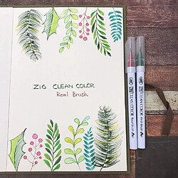 Kuretake ZIG Clean Color Set de 24 pas cher