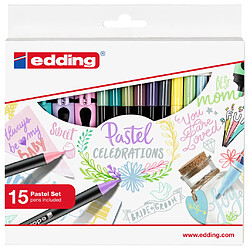 Edding Ensemble de Feutres Pastels