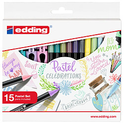 Edding Ensemble de Feutres Pastels