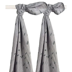 Avis Jollein Multi-chiffon Spot - Gris tempête