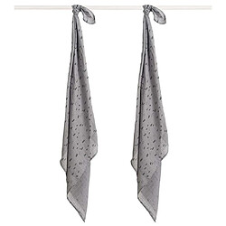 Jollein Multi-chiffon Spot - Gris tempête