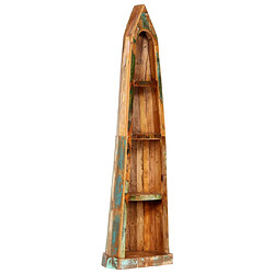 VidaXL Bibliothèque bateau 50x40x180 cm - Bois de récupération