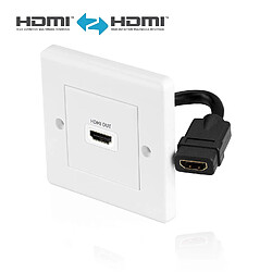 Boîte de jonction HDMI - Blanc