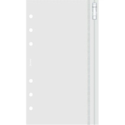 Filofax Pochette Zip pour Organiseur - Transparent