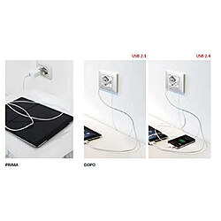 USB Chargeur 2.4A Bticino Compatible