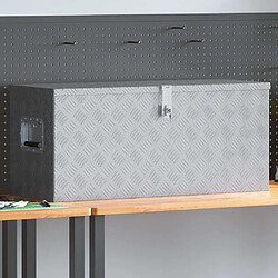 vidaXL Boîte en aluminium 90,5x35x40 cm