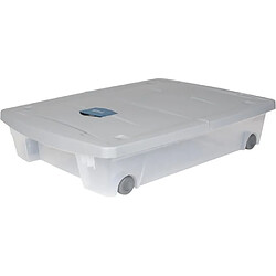 EDA Plastiques Coffre de Rangement avec Roulettes