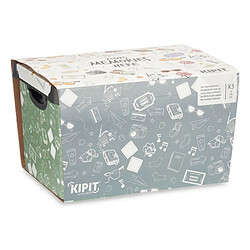 Kipit Jeu de caisses de rangement - Plastique