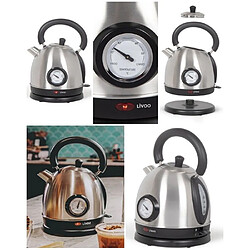 Livoo Bouilloire Rétro Inox
