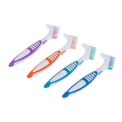Brosse de nettoyage pour dentier - Lot de 4