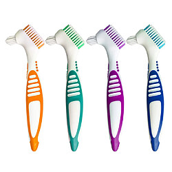 Brosse de nettoyage pour dentier - Lot de 4