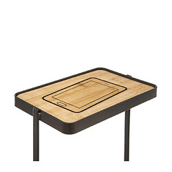 Pegane Dérouleur WC en métal - Noir charbon