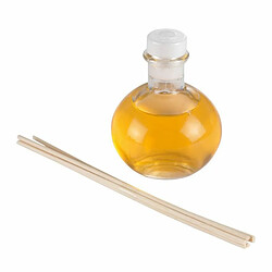 Paris Prix Diffuseur de Parfum Boule - Mangue 80ml Diffuseur de Parfum - Senteur Mangue - Bâtonnets inclus - 80 ml - Orange