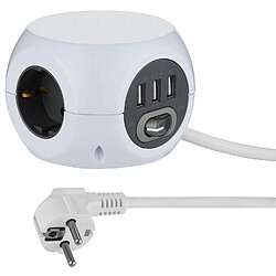 Electraline Mini Cube 3 Ports USB