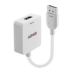 Lindy 38303 HDMI Adapter Adaptateur HDMI - Type A vers DisplayPort - 0,095 m - Blanc