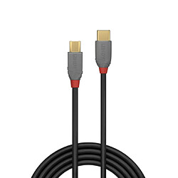 Lindy 36891 USB 1 m - Noir, Gris