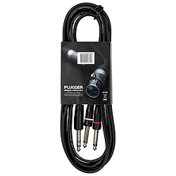 Avis Câble Y Jack stéréo Mono Plugger Easy 3m