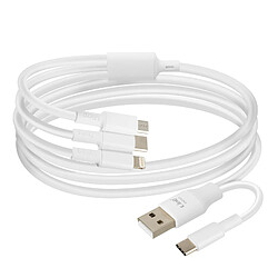 LinQ Câble USB-A / USB-C Multiconnecteurs