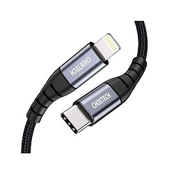 Choetech USB-C - Lightning 1.2m Câble Noir IP0039