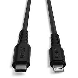 Lindy Câble Lightning 0,5 m Noir pas cher