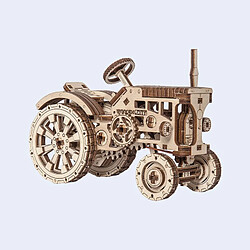 Tracteur maquette en bois
