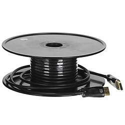 CLAROC CABLE DisplayPort 1.4 AOC, 8K, 10 m - Noir