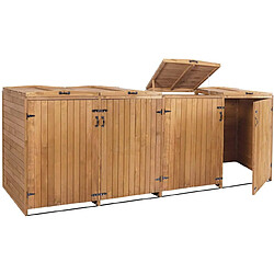 decoshop26 04_0002872 - Abri poubelles bois FSC