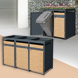 ML-Design ML Design Abri Poubelles - 3 Places