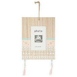 Cadre photo A Suspendre Houppe 38 cm Naturel