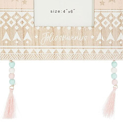 Cadre photo A Suspendre Houppe 38 cm Naturel