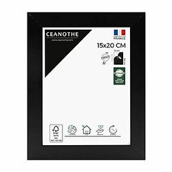 Cadre photo Ceanothe Eternel Noir 15 x 20 cm