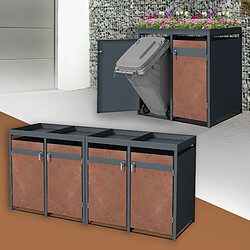 ML-Design ML Design Abri Poubelles - 4 Places