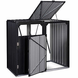 Idmarket Market Cache poubelle double acier