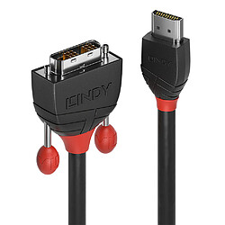 Lindy 36275 HDMI/DVI-D 10 m - Noir/Rouge