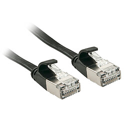LINDY 47484 - Câble réseau Cat6a - Noir Câble réseau - Cat6a - U/FTP - RJ-45 - 5 m - Noir
