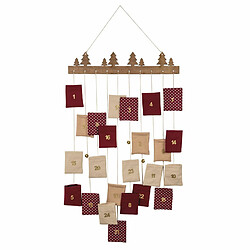 Rayher Calendrier de l'Avent Pochettes Tissu