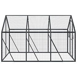 Avis vidaXL Volière - Anthracite 1.79x3x1.85 m Aluminium