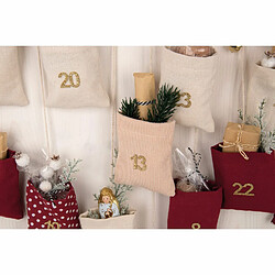 Rayher Calendrier de l'Avent Pochettes Tissu