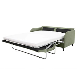 Bestmobilier Cosmos - canapé 3 places convertible express couchage quotidien 140 cm matelas 11 cm en tissu