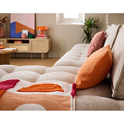 Lisa Design Marisol - canapé d'angle modulable 4 places - velours texturé pas cher