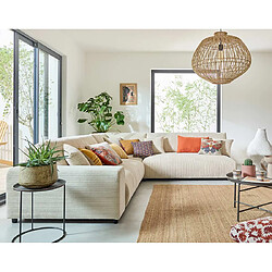 Lisa design Canapé modulable 6 places - Beige